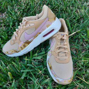 Nike Air Max SC Women's Running Shoes Camouflage Dark Beige Pink Sz 11